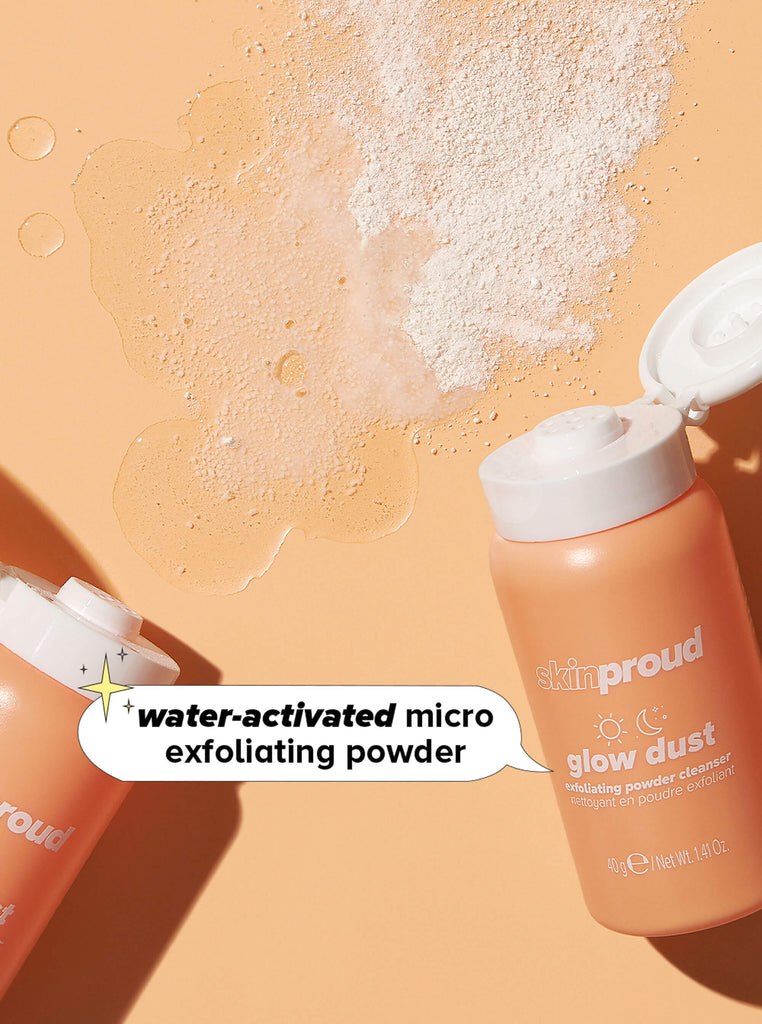 Skin Proud Glow Dust Exfoliating Powder Cleanser