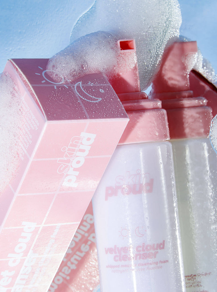 Open container of Velvet Cloud with bubbles