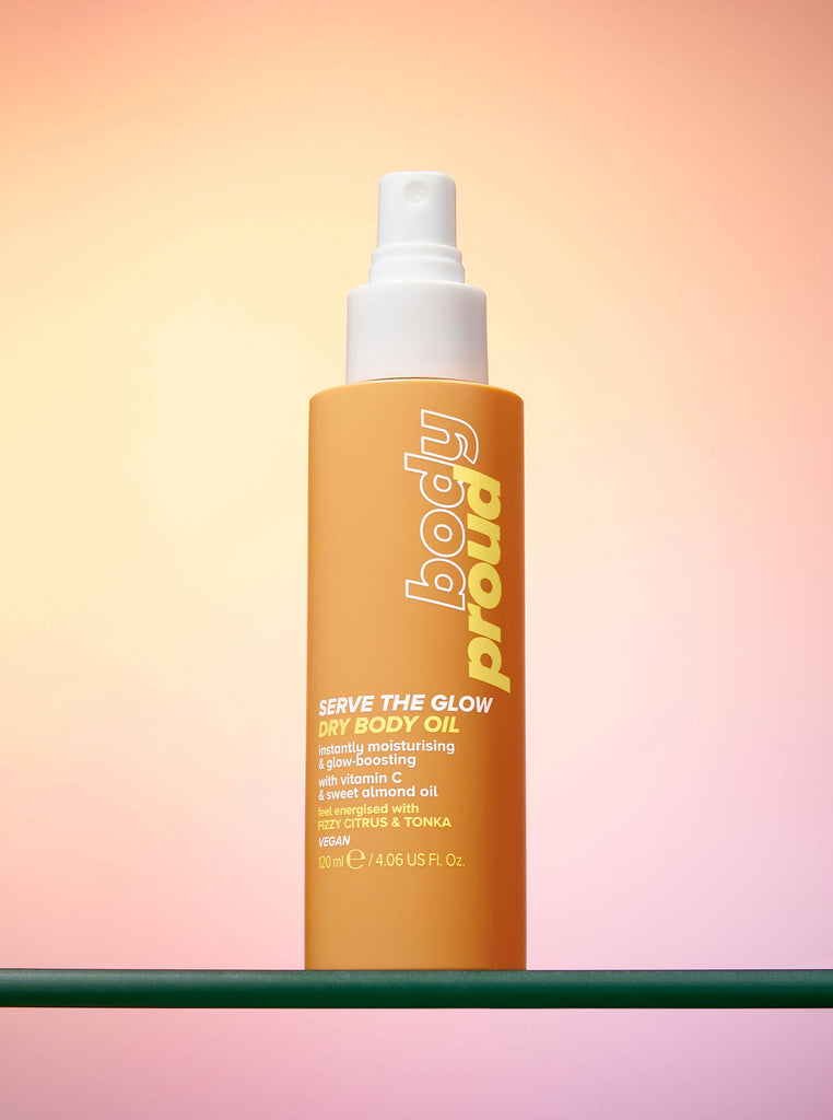 serve the glow - dry body oil